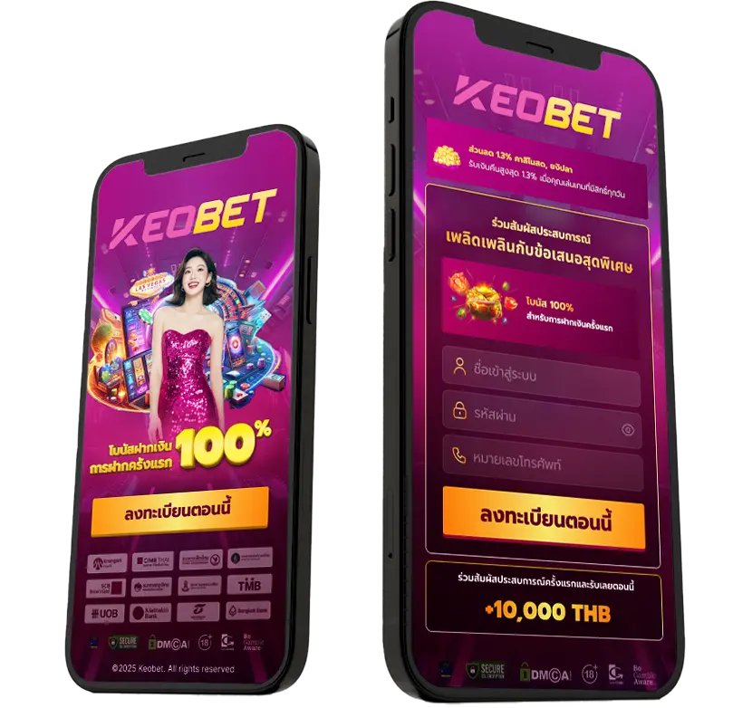 Mockup Keobet Mobile App
