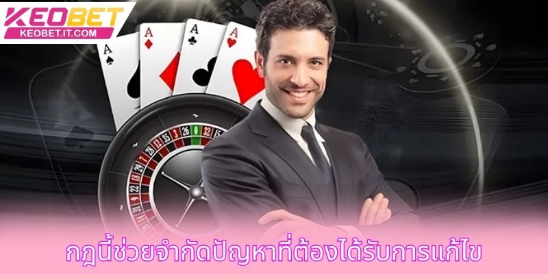กฎนี้ช่วยจำกัดปัญหาที่ต้องได้รับการแก้ไข